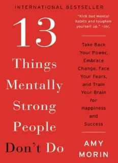 13 Things Mentally Strong People Don’t Do testbank + manual solution